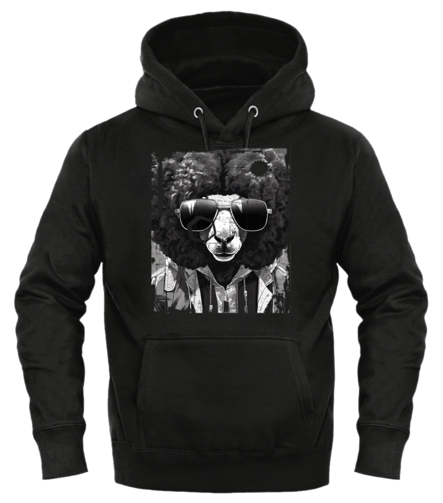 B&W Sheep Hoodie